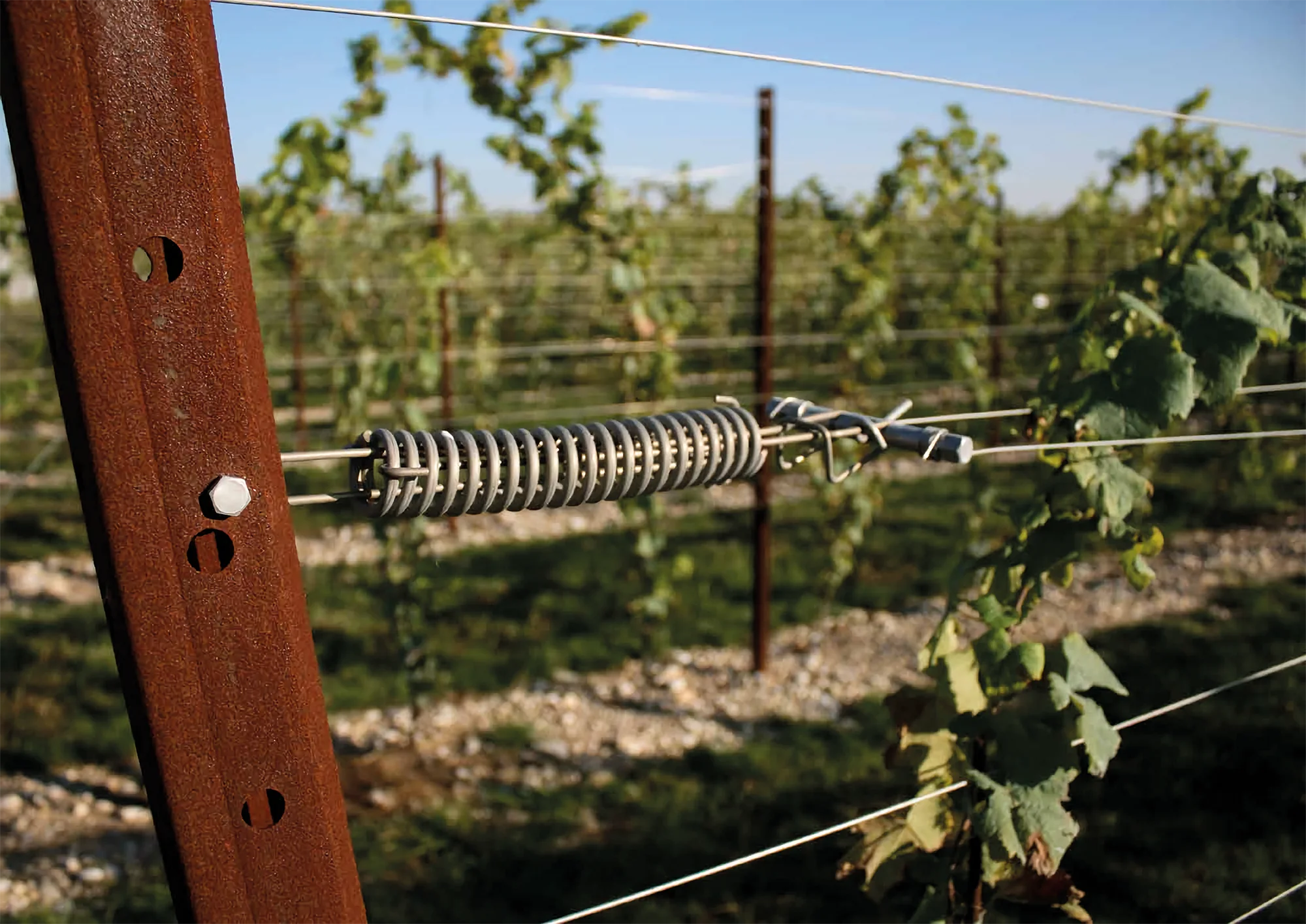 Copertina accessori comavit pali per vigneti e frutteti - Comavit