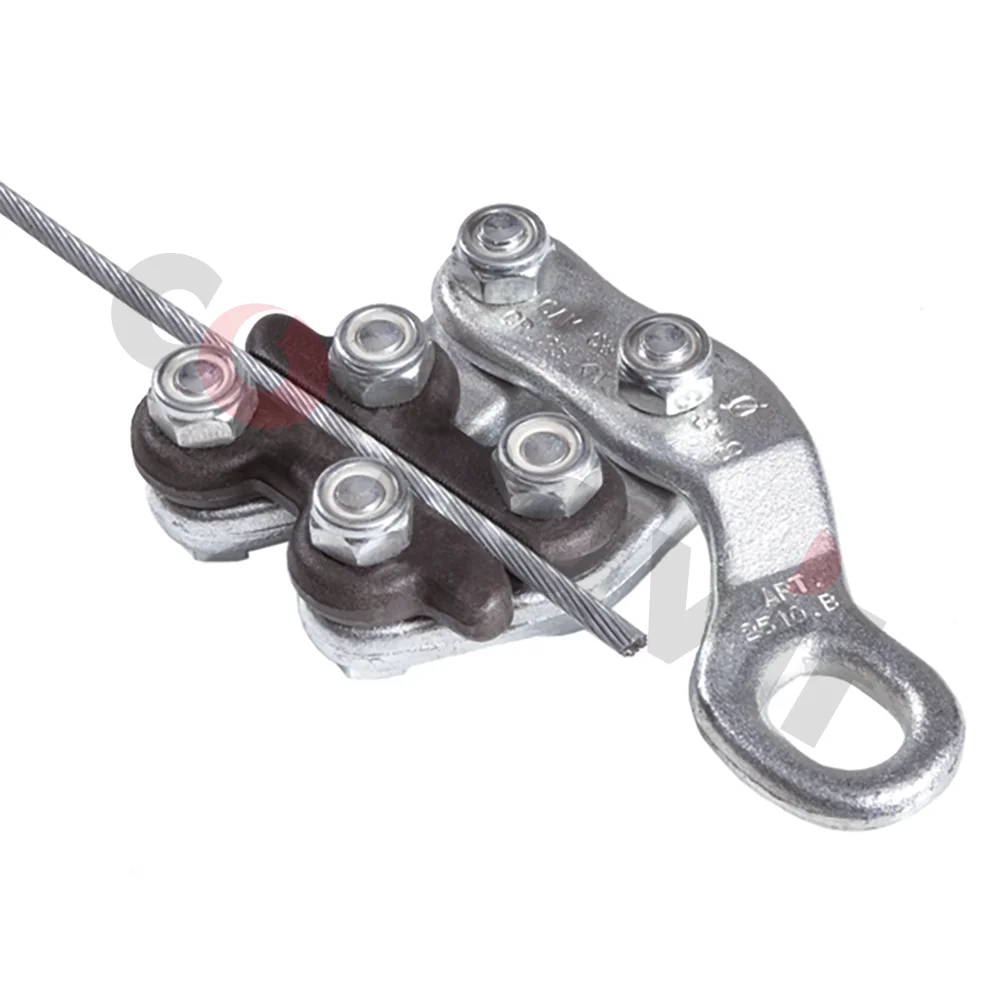 Morsetto tendifilo autostringente
